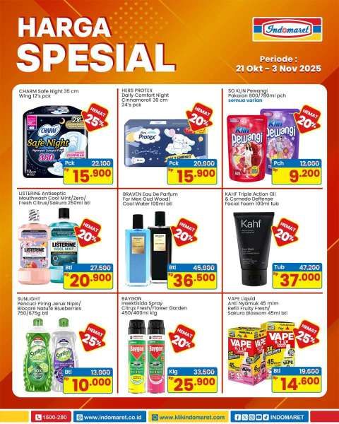 Promo Indomaret Harga Spesial 21 Oktober-3 November 2025