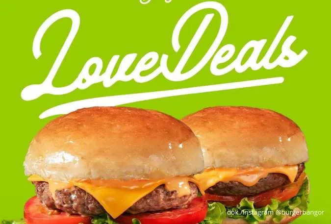 Diskon Besar! Nikmati Paket Burger Bangor Spesial Valentine, Pesan di GoFood
