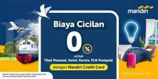 Promo Kartu Kredit Mandiri, Bayar Cicilan 0% Untuk Hotel Hingga PLN ...