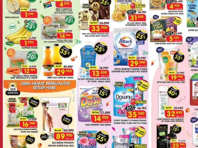 Promo JSM Superindo Weekend Hari Ini, Belanja Daia dan Close Up Diskon 15%