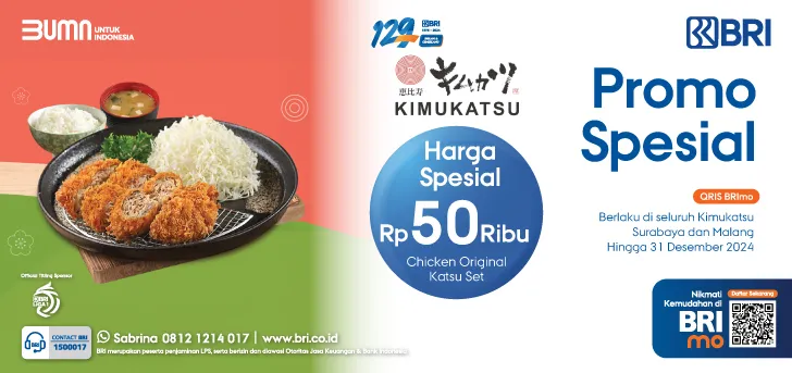Promo Spesial BRI x Kimukatsu