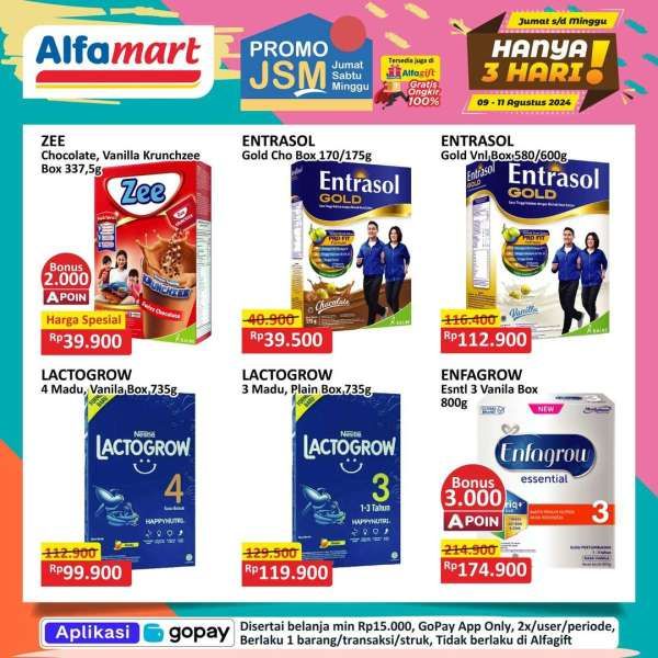 Promo JSM Alfamart 9-11 Agustus 2024