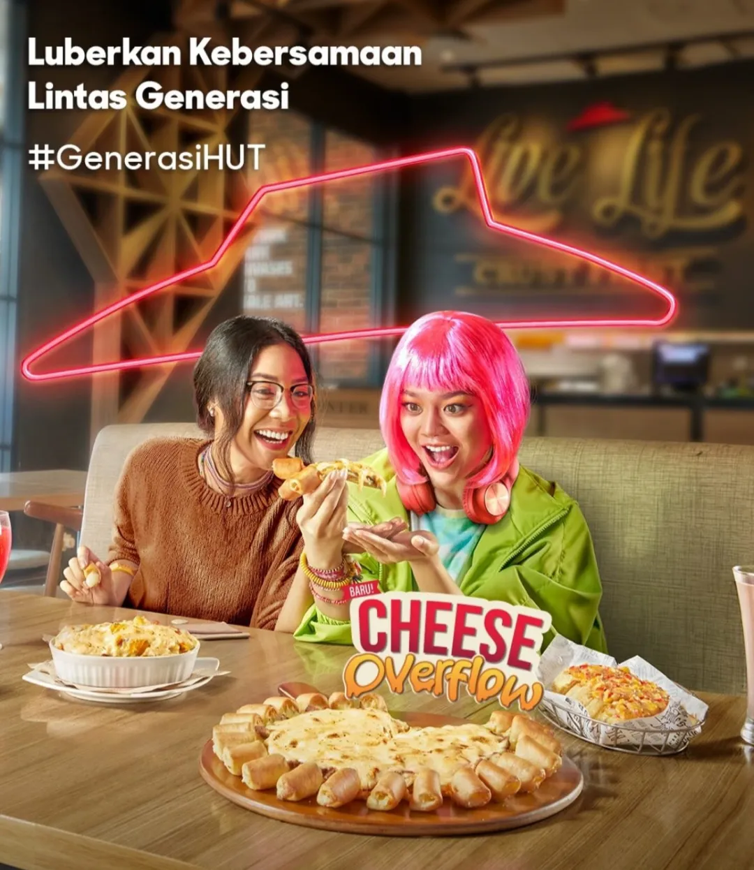 Pizza Hut menu baru Cheese Overflow Pasta & Pizza