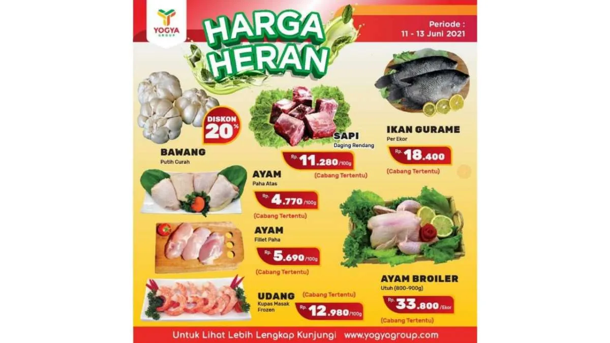 Promo JSM Yogya Supermarket Harga Heran 11-13 Juni 2021, diskonan weekend!