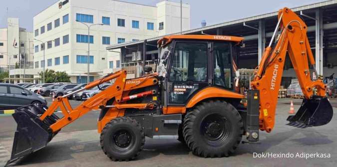 Hexindo Rilis Produk Baru Backhoe Loader BX100 Shinrai Power