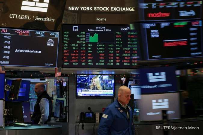 Wall Street Dibuka Naik Tipis, Investor Tunggu Data Tenaga Kerja AS