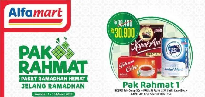Promo Alfamart Terbaru 13 Maret 2023, Paket Ramadhan Hemat Jelang Bulan Ramadhan