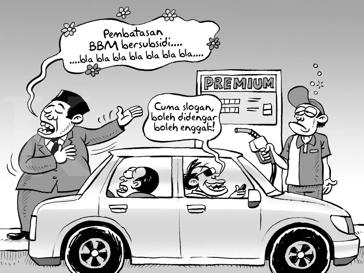 Rata-rata harga bensin Indonesia cukup murah?