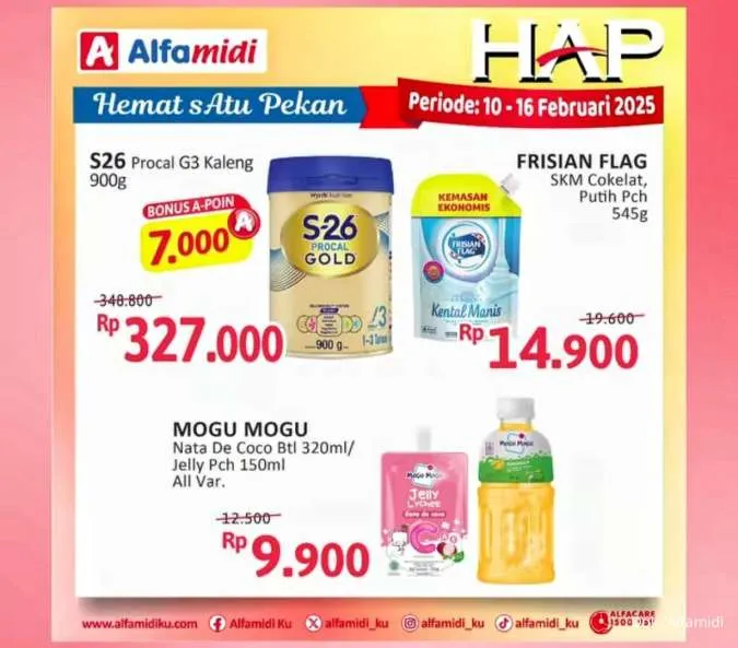 Promo Alfamidi Hemat Satu Pekan Periode 10-16 Februari 2025