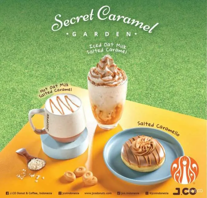 Seri menu baru J.CO: Secret Caramel Garden