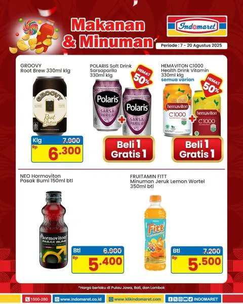 Promo Indomaret Super Hemat Periode 7-20 Agustus 2025