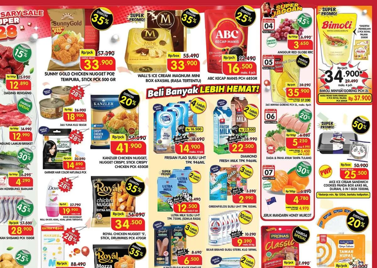 Promo Superindo Hari Ini 5-7 September 2025, Belimbing Madu Harga Spesial