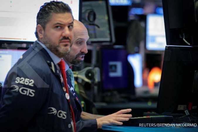 Harapan penurunan suku bunga imbangi eskalasi perang dagang, Wall Street stagnan