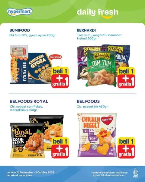 Promo JSM Hypermart Hyper Diskon Weekend Periode 26-29 September 2025