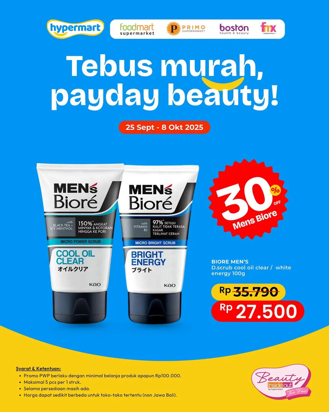 Promo Hypermart Payday Beauty Periode 25 September-8 Oktober 2025