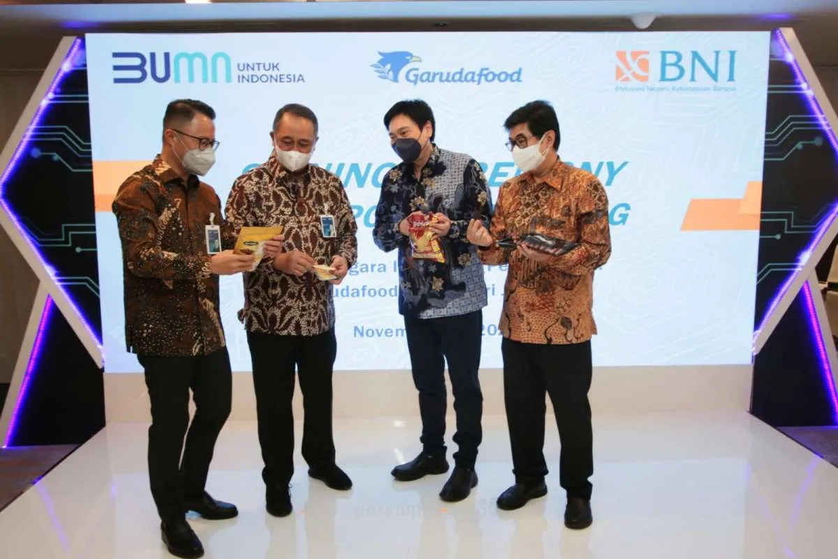 BNI kucurkan kredit investasi sebesar Rp 1 triliun kepada Garudafood
