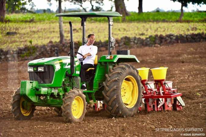 Presiden Jokowi dorong mekanisasi pertanian di Indonesia 