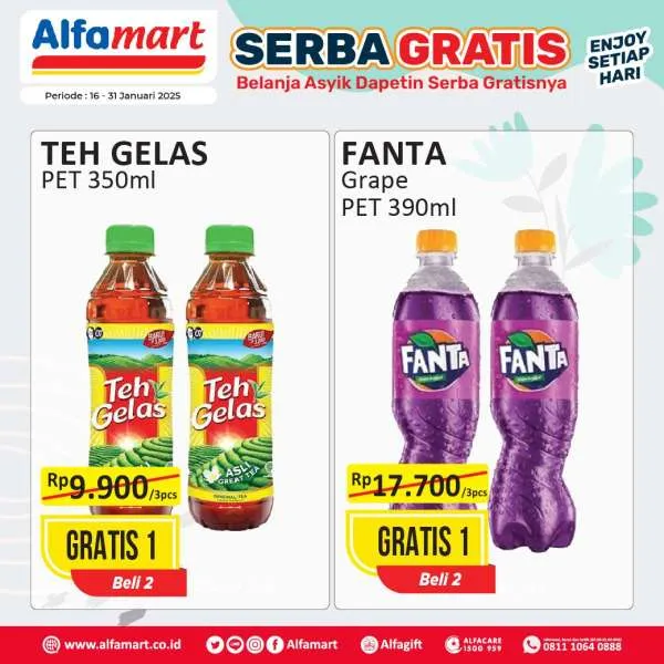 Promo Alfamart Serba Gratis Periode 16-31 Januari 2025
