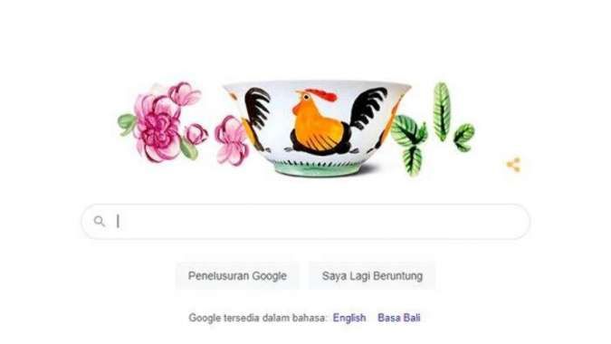 google doodle mangkuk ayam jago