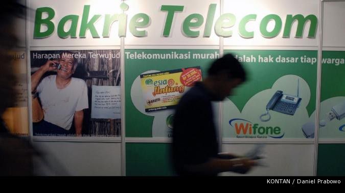 Bakrie Telecom tersengat beban utang