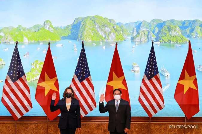 Wakil Presiden AS Harris tawarkan dukungan ke Vietnam lawan dominasi China di LCS
