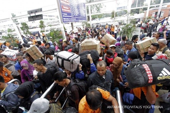 Sudah 14.735 pemudik berangkat dari ST Pasar Senen