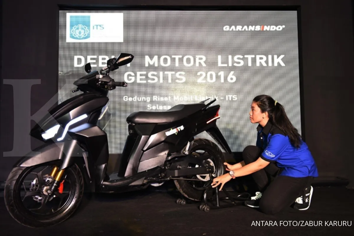 Garansindo dan ITS luncurkan motor listrik Gesits