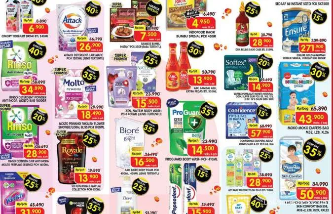Promo Superindo Weekday Periode 12 Mei 2025, Kecap ABC-Anggur Red Globe Diskon 30%