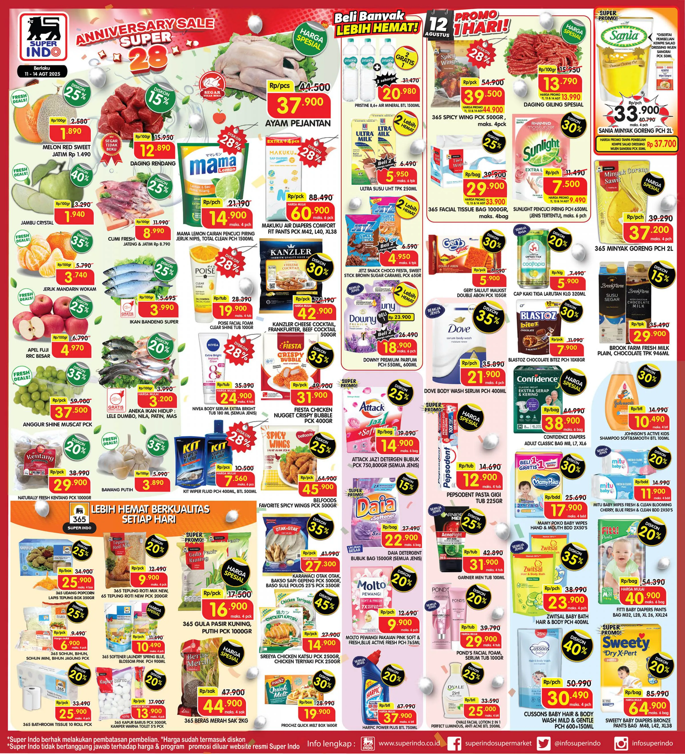Promo Superindo Weekday Periode 11-14 Agustus 2025