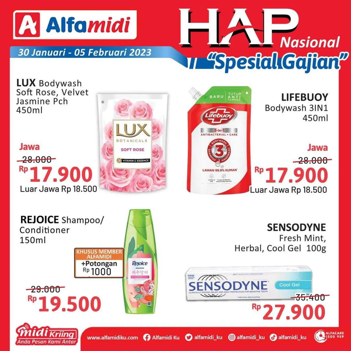 Katalog Promo Alfamidi Hemat Satu Pekan Spesial Gajian 30 Januari-5 Februari 2023