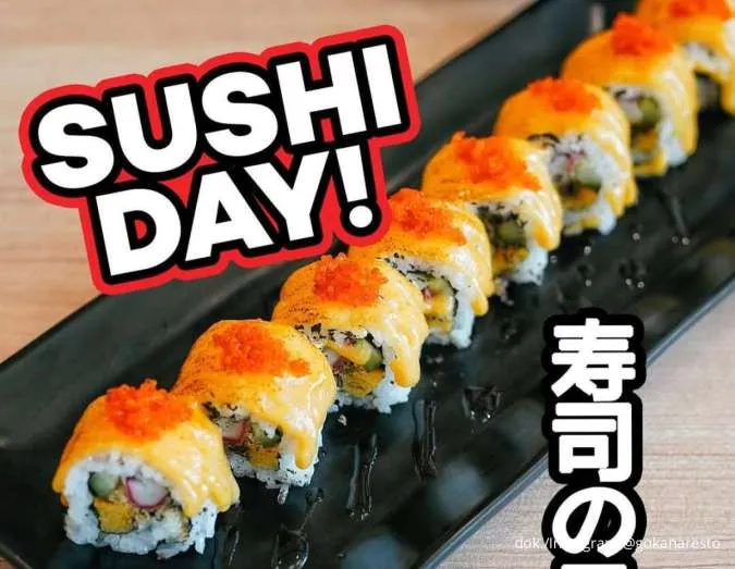 Promo Gokana Hari Sushi Sedunia, Ragam Varian Sushi Spesial Mulai Rp 18.000-an