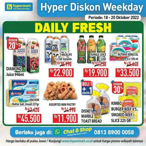 Katalog Promo Hypermart Berlaku 18-20 Oktober 2022
