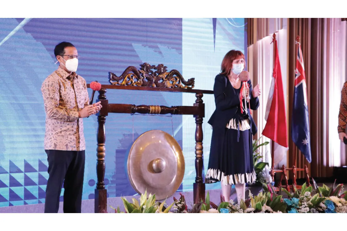 Mendikbud-Ristek, Nadiem Makarim Resmikan Monash University di BSD City