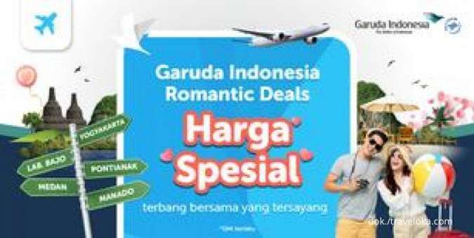 Promo Garuda Indonesia Romantic Deals, Dapatkan Harga Spesial di Traveloka!