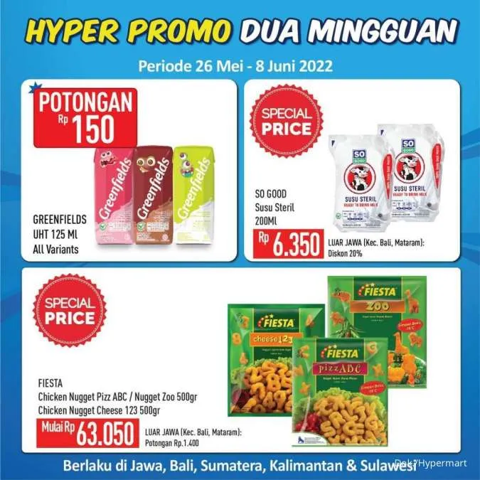 Promo Hypermart Dua Mingguan Periode 26 Mei-8 Juni 2022