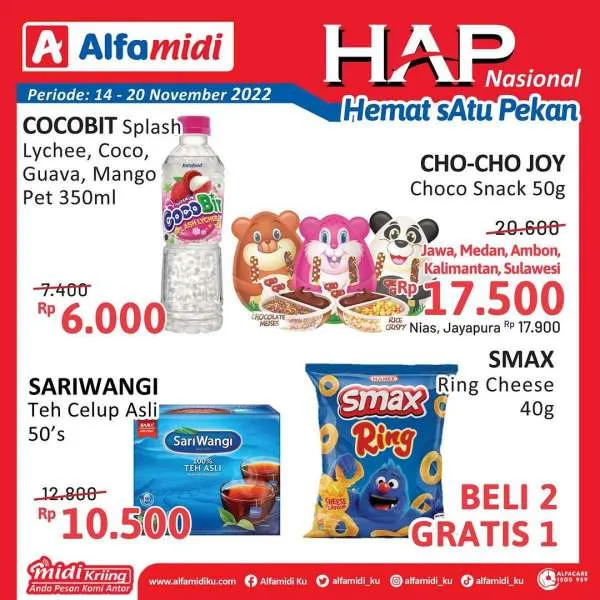 Promo Alfamidi Hemat Satu Pekan Periode 14-20 November 2022