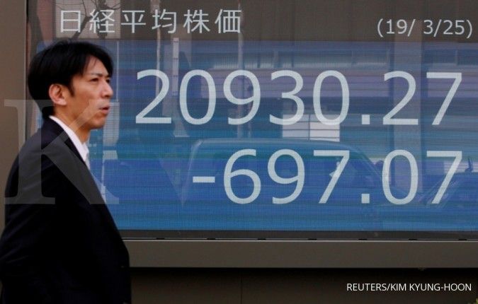 Bursa Asia melanjutkan penurunan di tengah kekhawatiran resesi