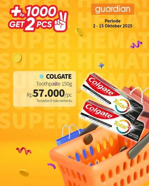 Promo Guardian Super Hemat Periode 2-15 Oktober 2025