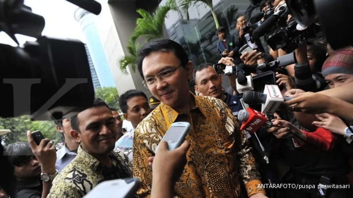 Ahok: Bus tingkat lewat Pasar Blok G Tanah Abang