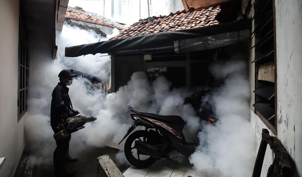 Fogging Cegah Demam Berdarah di Jakarta