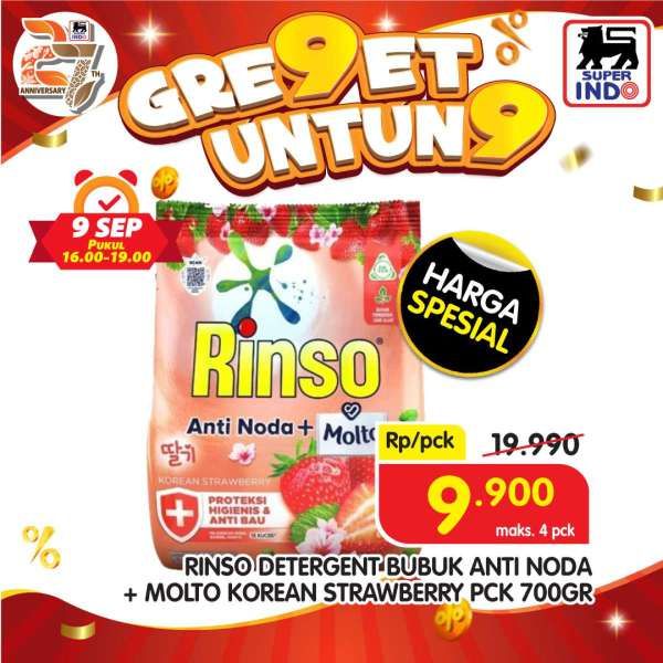Promo 9.9 Superindo Spesial 9 September 2024
