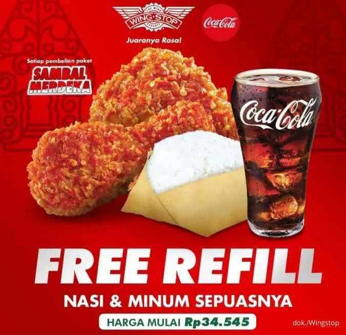 Wingstop Sambal Merdeka Free Refill