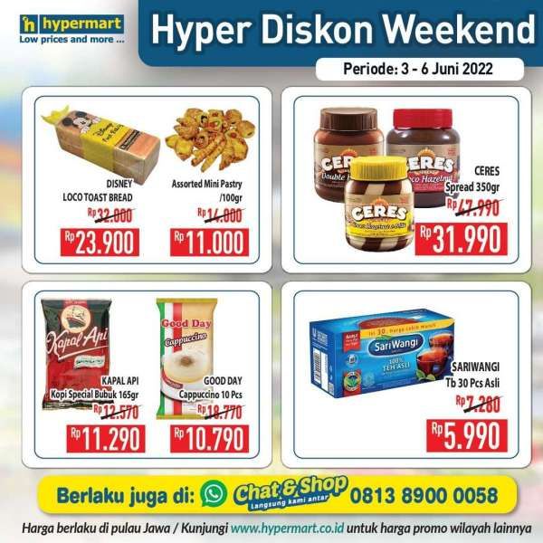 Promo JSM Hypermart Hyper Diskon Weekend Terbaru Mulai 3-6 Juni 2022