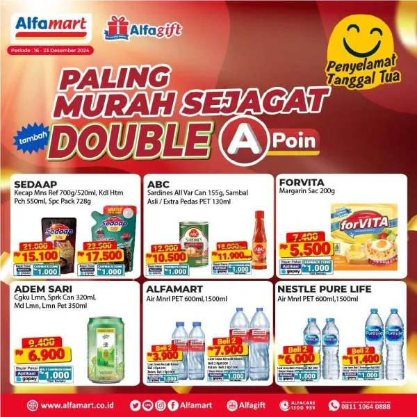 Promo Alfamart Paling Murah Sejagat Periode 16-23 Desember 2024