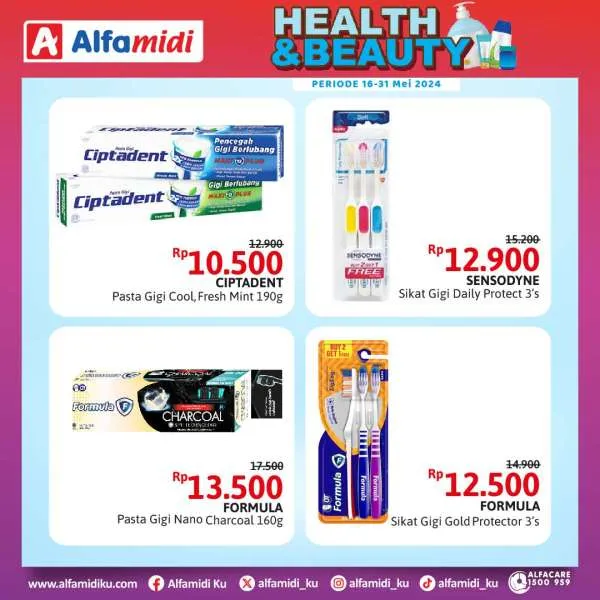 Promo Alfamidi Health & Beauty Periode 16-31 Mei 2024