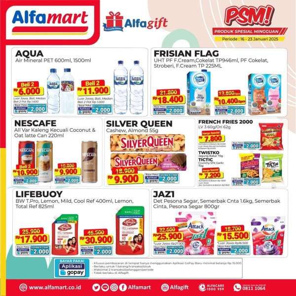 Promo PSM Alfamart 16-23 Januari 2025