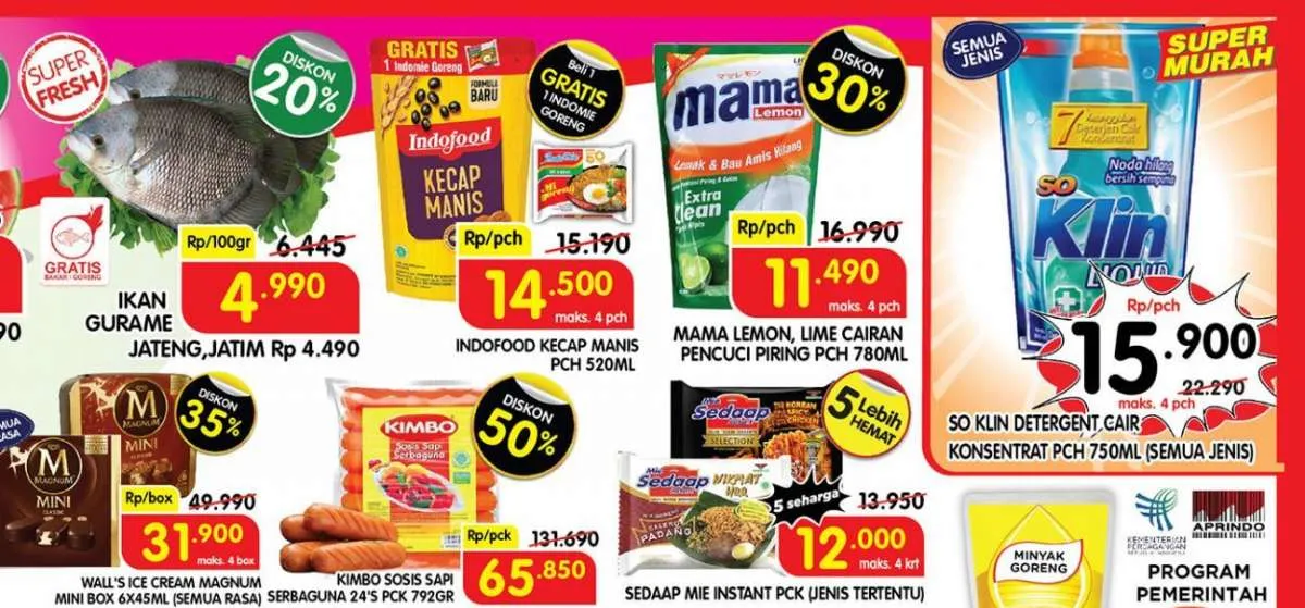 Promo Superindo Periode 14-17 Februari 2022, Nikmati Diskon hingga 50% di Awal Pekan