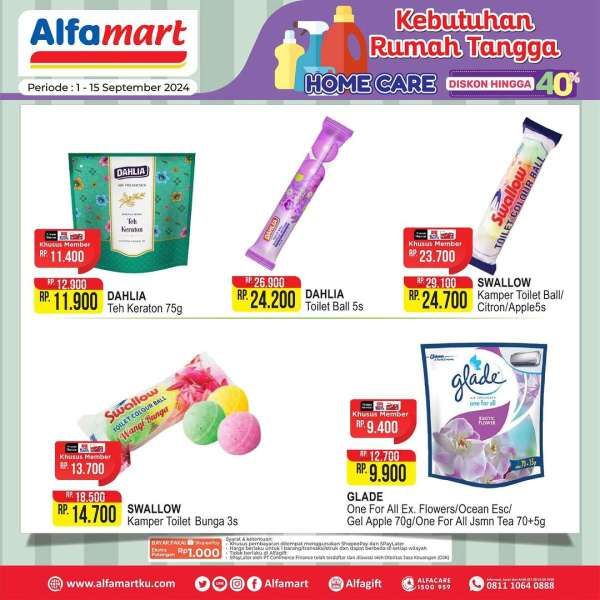 Promo Alfamart 1-15 September 2024 Spesial Home Care