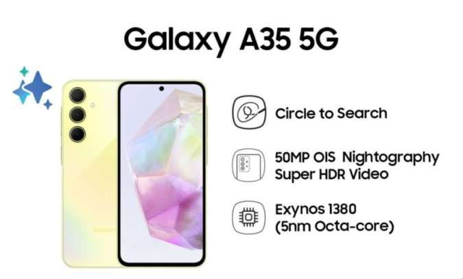 Samsung Galaxy A35 5G: Update Harga Resmi di Oktober 2024, Cek Spesifikasinya