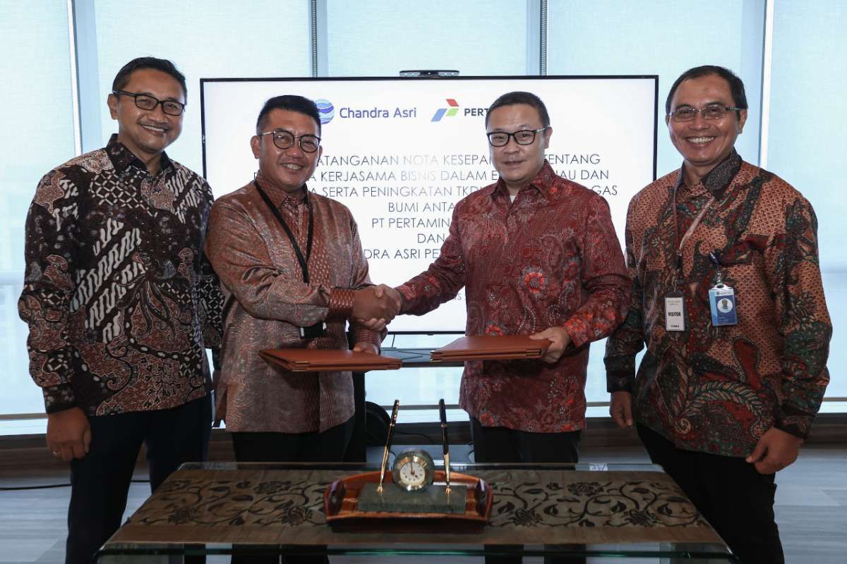 Pertagas dan Chandra Asri Kerjasama Pengembangan Bisnis Energi Hijau dan Petrokimia